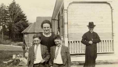 Verna O'Connor with the Meyer boys - ca 1920's