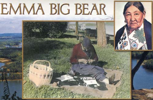 Emma Big Bear postcard