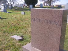 P A Armstrong tombstone