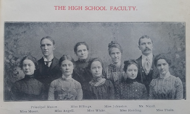 Clinton High School Faculty 1900