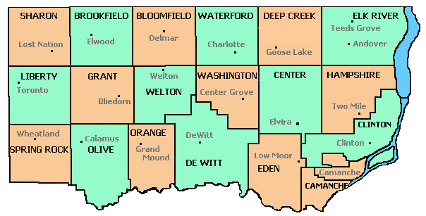 charter township of clinton school district map
