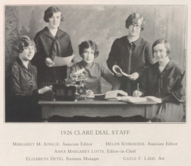 Mt. St. Clare Dial Staff