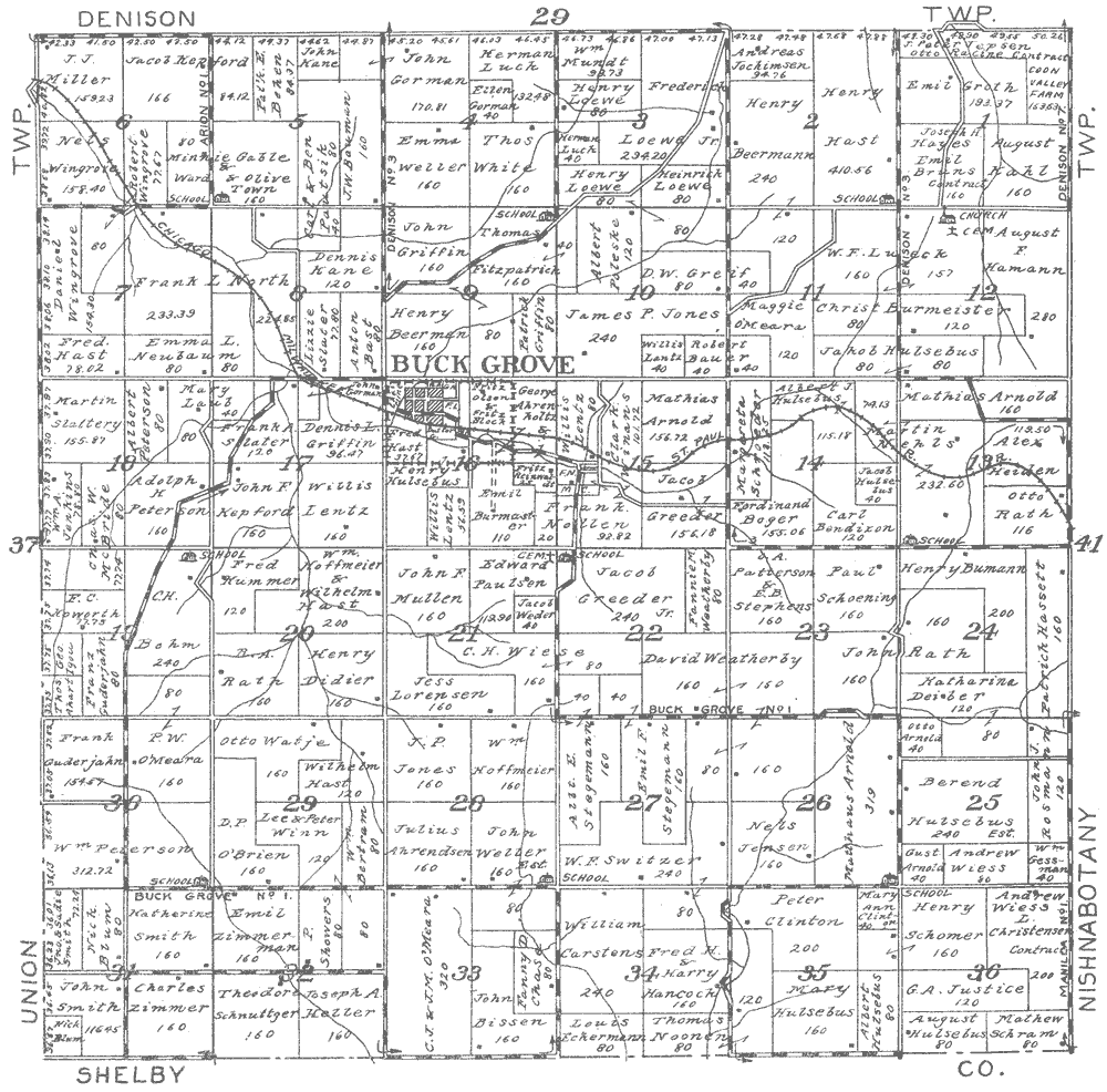 Crawford County Maps, 1920