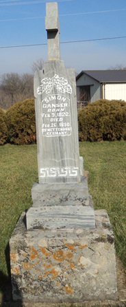 Simon Ganser, St. Paul's Cemetery, Dubuque, Iowa