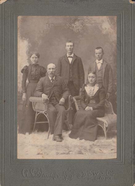 Fanselow family, Morgan twp, ca1895