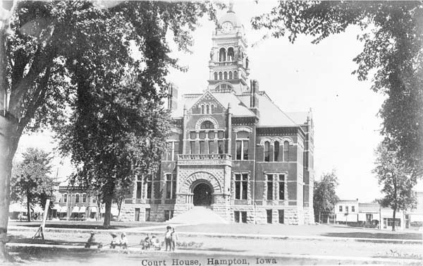 Franklin county courthouse, Hampton, Iowa ca1910