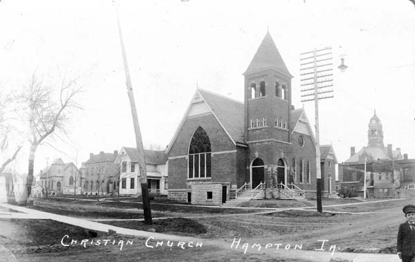 Christian church, Hampton, Iowa ca 1907