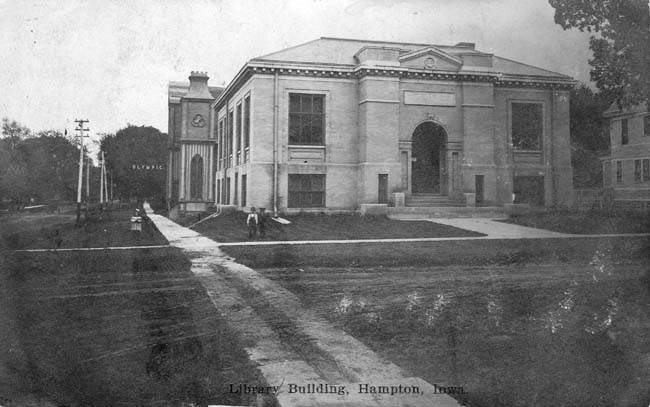 Hampton Public Library ca 1908