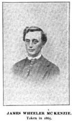 Pvt J.W. McKenzie, 1865