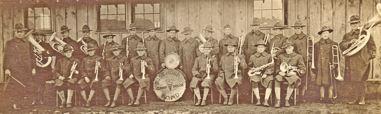 Camp Dodge, Iowa Base Hospital Band, c. 1918