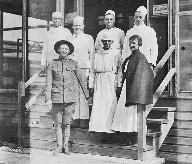 Medical Staff Ward 38, Camp Dodge, 1918.