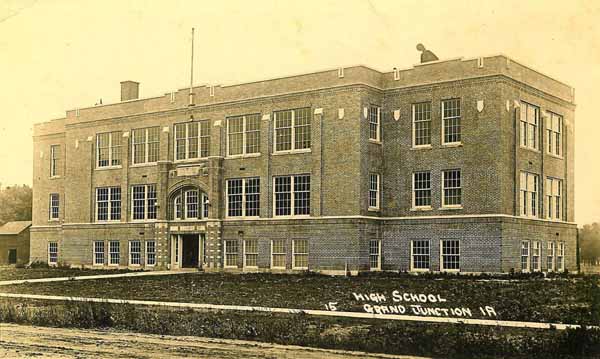 High School, Grand Junction, Iowa circa 1910