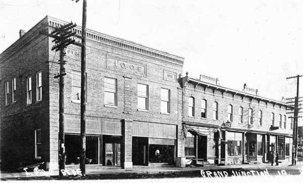 IOOF Hall, Grand Junction, Iowa circa 1913