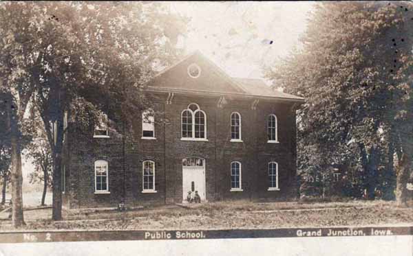 Public School, Grand Junction, Iowa circa 1908