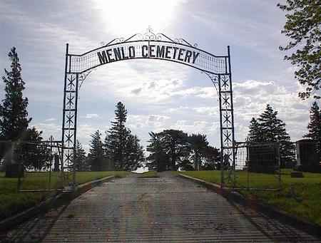 Menlo Cemetery - photo by Jim Grace