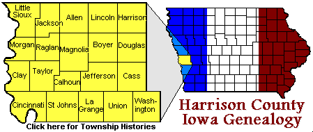Harrison County Map