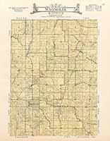 Magnolia Township Plat Map 1922