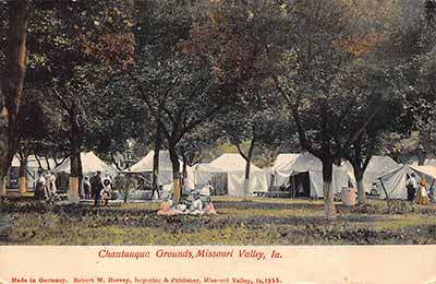 Postcard - Chautauqua Campground - 1920