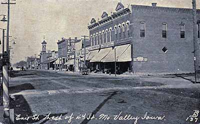 Postcard - Erie Street Looking West - 1910
