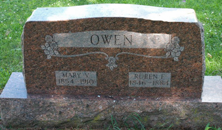 Mary Owen, LeClare Cemetery,