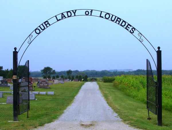 Lourdes Cemetery Entrance photo