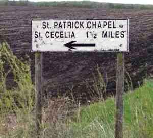 Saint Patrick's Road Sign Photo