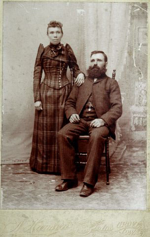 unknown woman and man
