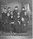 John Thomas and Amanda Leach family taken around 1900