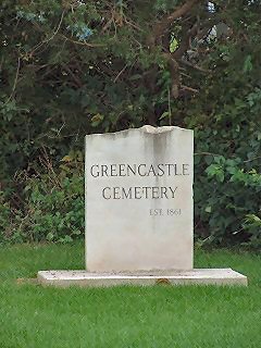 Greencastle Cemetery sign