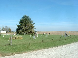 Tombstones at Saum Cemetery