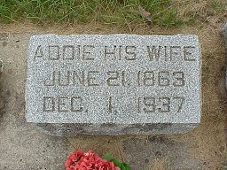 Addie Helphrey Aillaud headstone