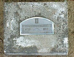 Abraham Kyle Allfree grave marker