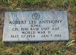Robert Anthony military marker