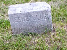 Beebe Ellen Wilson tombstone