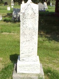 Bertha Miller Baker and baby tombstone