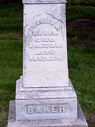 Charles M. Baker tombstone