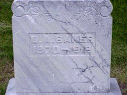 Delphia A. Baker tombstone