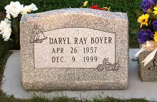 Daryl Ray Boyer tombstone