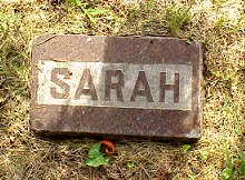 Sarah Brandow head stone