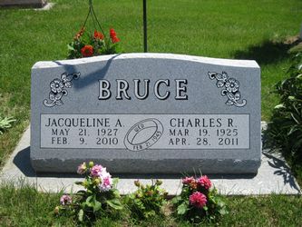 Ron and Jacqueline Bruce Tombstone