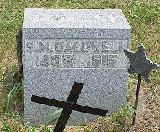 Samuel M. Caldwell tombstone
