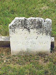 Infant Daughter West tombstone