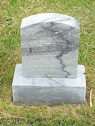 Daugther of J. A. Cannon tombstone