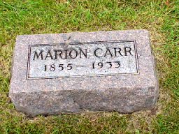 William Marion Carr tombstone