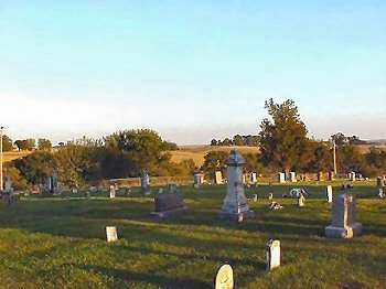 Overview of Sugar Grove Cemetery