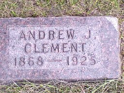 Andrew J. Clement tombstone