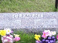 Harry W. and Lena Turner Clement tombstone