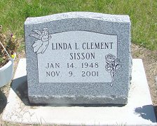 Linda Clement Sisson memorial stone