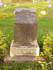 Homer M. Clement tombstone