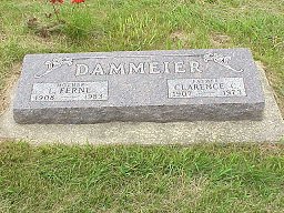 Clarence and Fern Dammeier tombstone